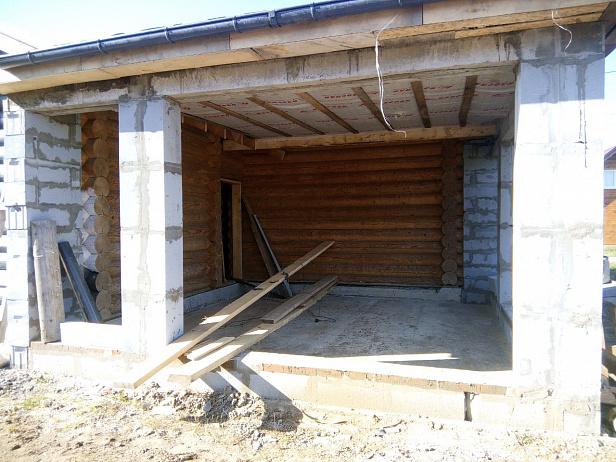 Заливка фундамента в коттедже в деревне Гари Заливка фундамента в коттедже в деревне Гари